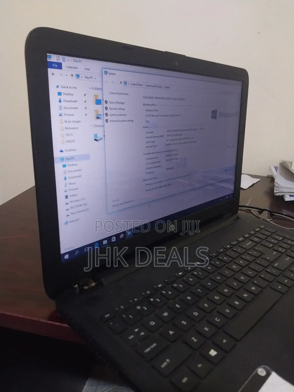 Laptop HP 15-dw3031 4GB AMD A6 HDD 500GB