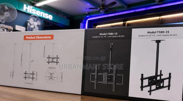 32"-65" TV Ceiling Mount Adjustable Bracket - main view