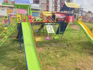 School, Hotels,park Swings and Slides Set