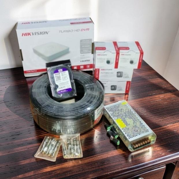 Indoor Security 4 Hikvision 1080P CCTV Cameras Complete System Kit