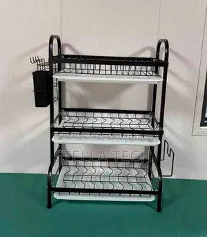 Executive Carbon Black Advanced 3 Layer Dish Rack