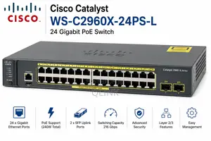 Cisco Catalyst WS-C2960X-24PS-L 24 Gigabit Poe Switch