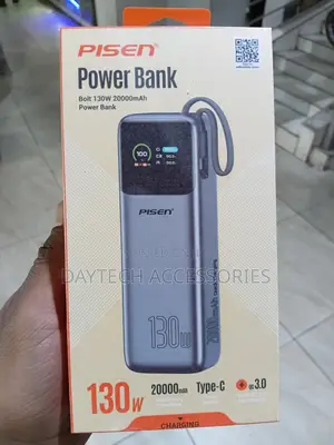 The Pisen Bolt 130W 20000mAh Power Bank (Model TP-D107)