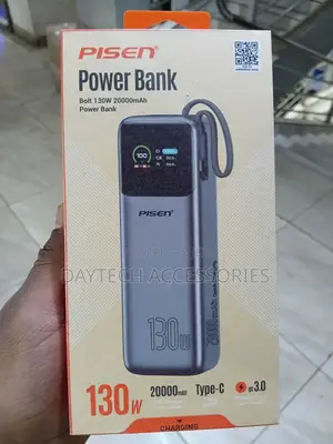 The Pisen Bolt 130W 20000mAh Power Bank (Model TP-D107)