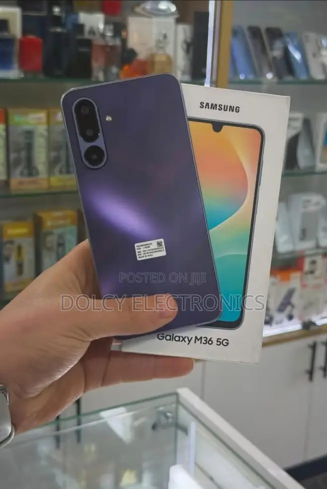 New Samsung Galaxy M36 5G 128 GB Gray