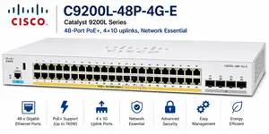 Cisco C9200l-48p-4g-E — 48-Port PoE+, 4×1G Uplinks, Network Essential