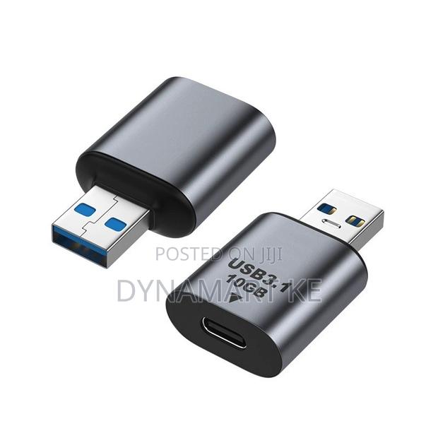 USB 3.1 USB-A Male to Type-C Female Adapter Converter - 10Gbps & 5v/3a