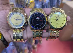 Men’s Qishun & WH Quartz Metallic Watch