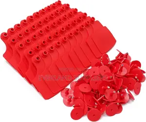 Cows Herd Medium Administration Ear Tags - Red