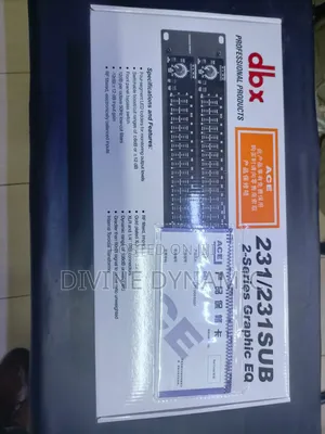 DBX 231/231 SUB 2-Series Graphic Equalizer