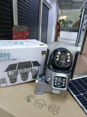 V380 Pro 4G Solar Security Camera - Triple Lens PTZ Outdoor Camera