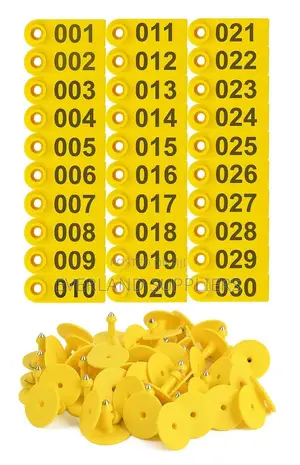 Numbered Slim Ear Tags for Goats Large Herd