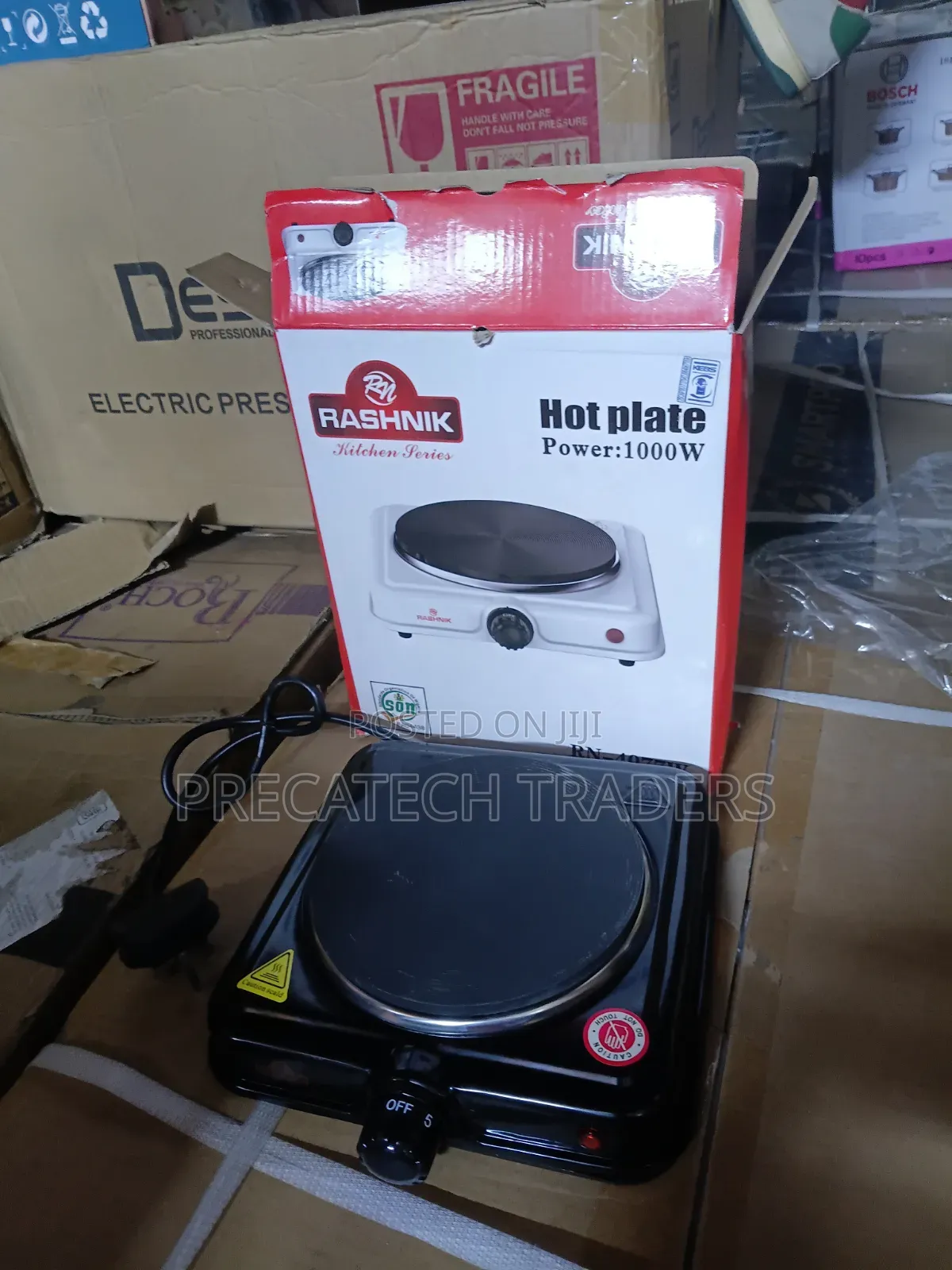 Rashnik Kitchen Hot Plate 1000W – Electric Cooker