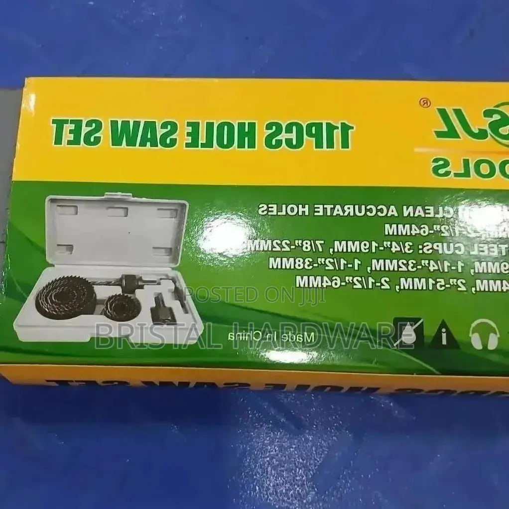 Generic 11-Piece Carbon Steel Hole Saw Set