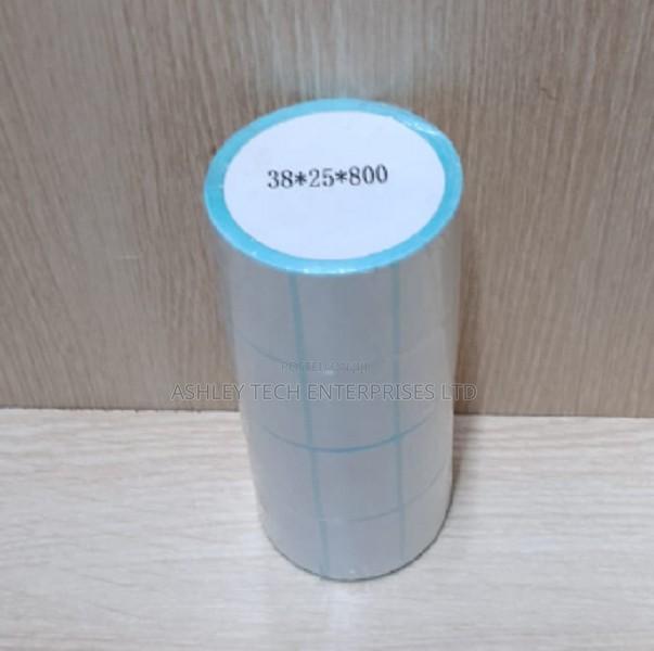 ~38×25mm Thermal Sticker Labels – Barcode & Pricing
