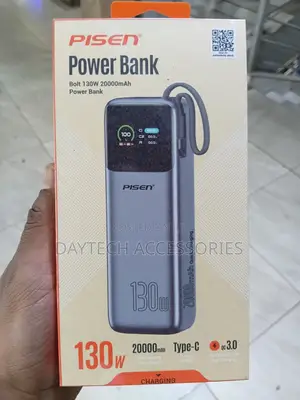 Pisen Bolt 20k mAh 130W Laptop PowerBank .