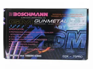 Boschmann EQX-75PRO Graphic Equalizer Car Audio.