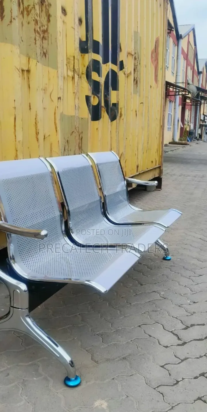 Heavy Duty 3 Seater Metal Waiting Chair