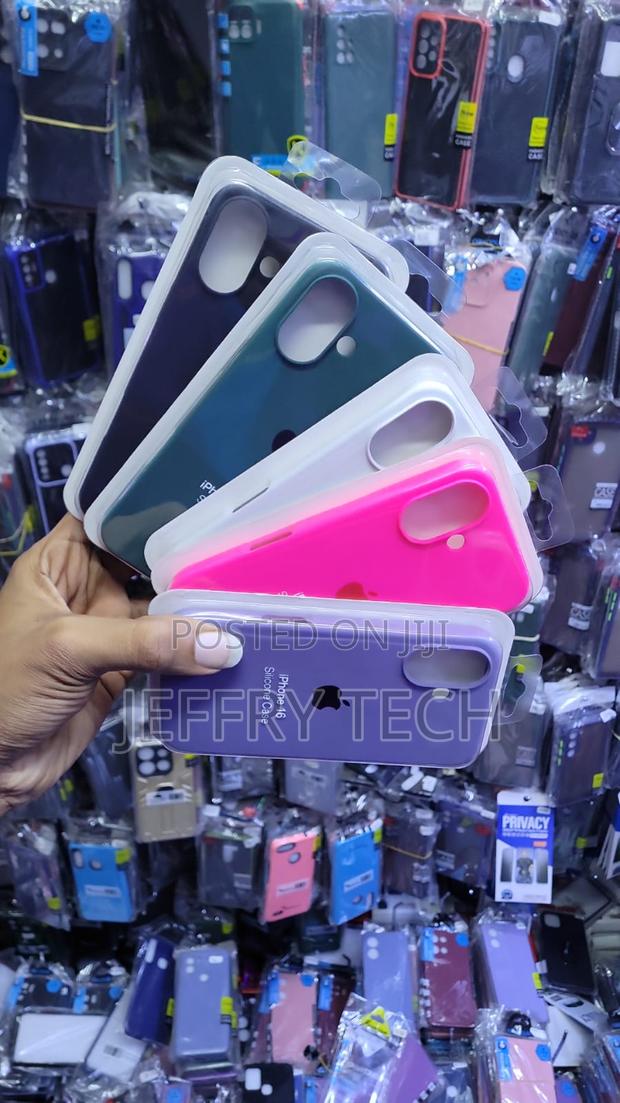 Silicone Protective Cases Designed for the Standard iPhone 16. - main view