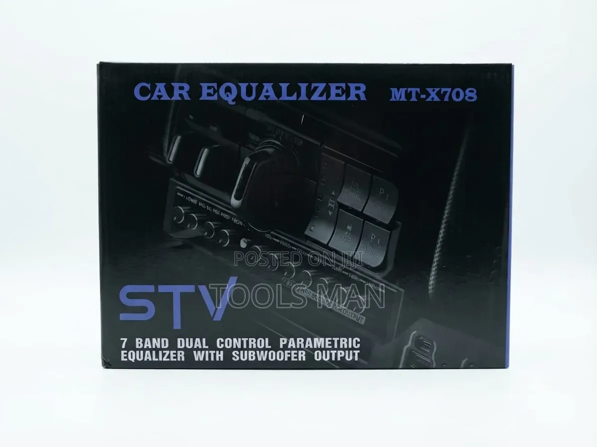 STV 7-Band Parametric Car Audio Equalizer MT-X708.