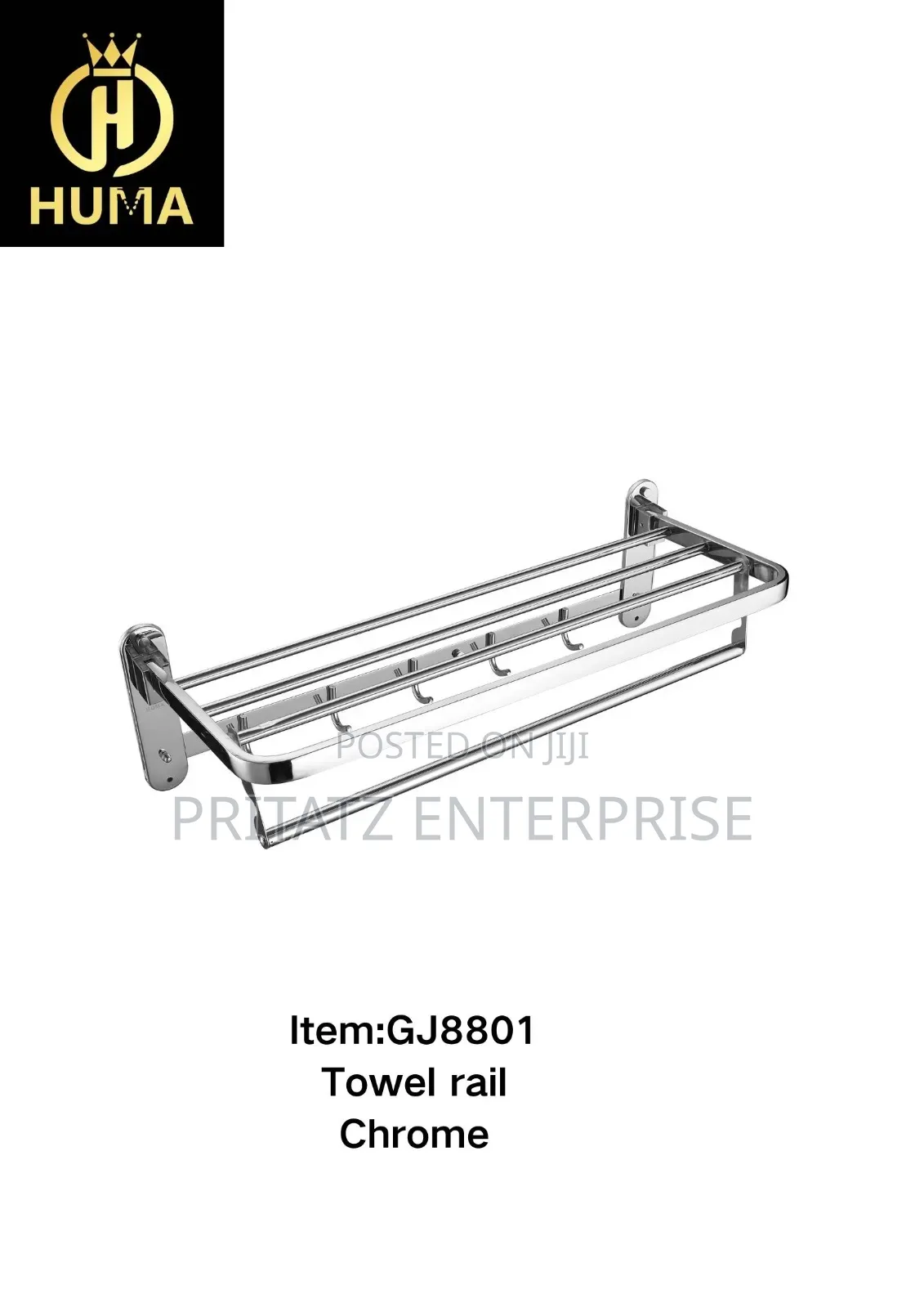 Towel Holder With Hooks
