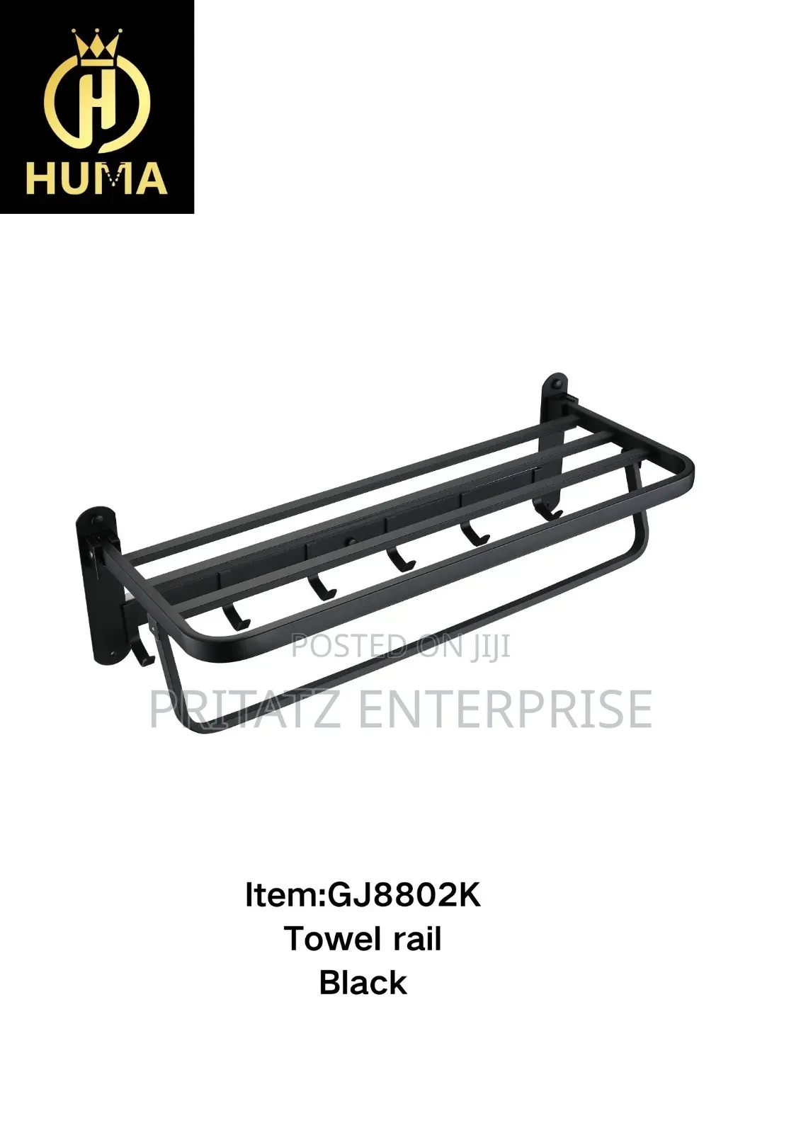 Towel Holder With Hooks