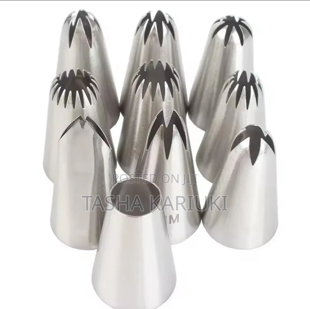 Stainless Steel Cake Decorating Nozzles & Icing Gun Alp