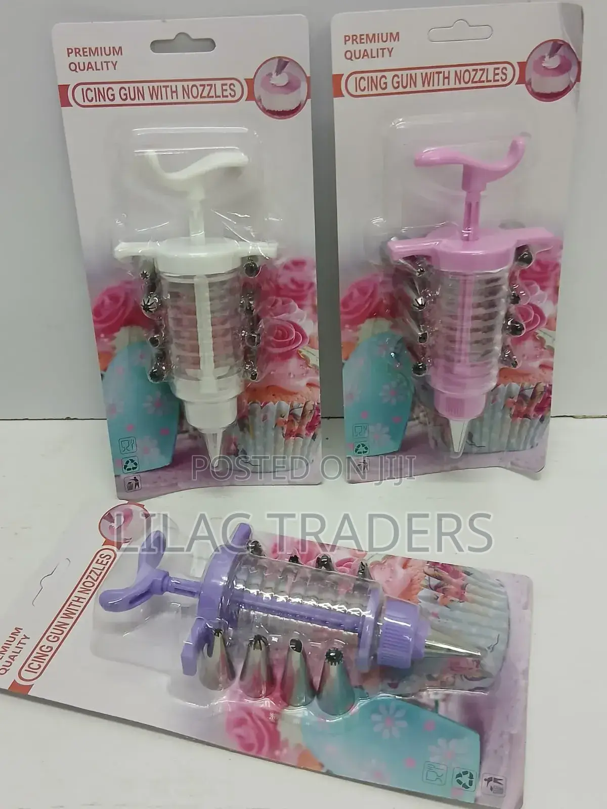 🎂 Cake Icing Nozzles Set With Decorating Gun Alp