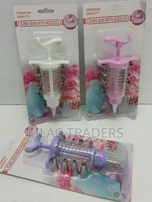 🎂 Cake Icing Nozzles Set With Decorating Gun Alp