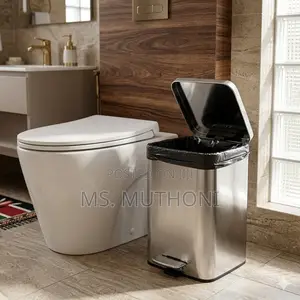 Bathroom / Bedroom Use 5 L S. Steel Pedal Bin