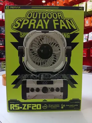 Remax RS-ZF20 Outdoor Spray Portable Rechargeable Misting Fan.