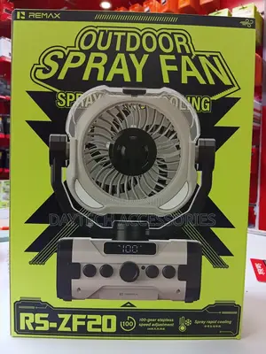 Remax RS-ZF20 Outdoor Spray Portable Rechargeable Misting Fan.