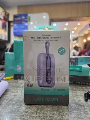 JOYROOM JR-L012 22.5W Mini Power Bank 10000mAh With Dual Cables