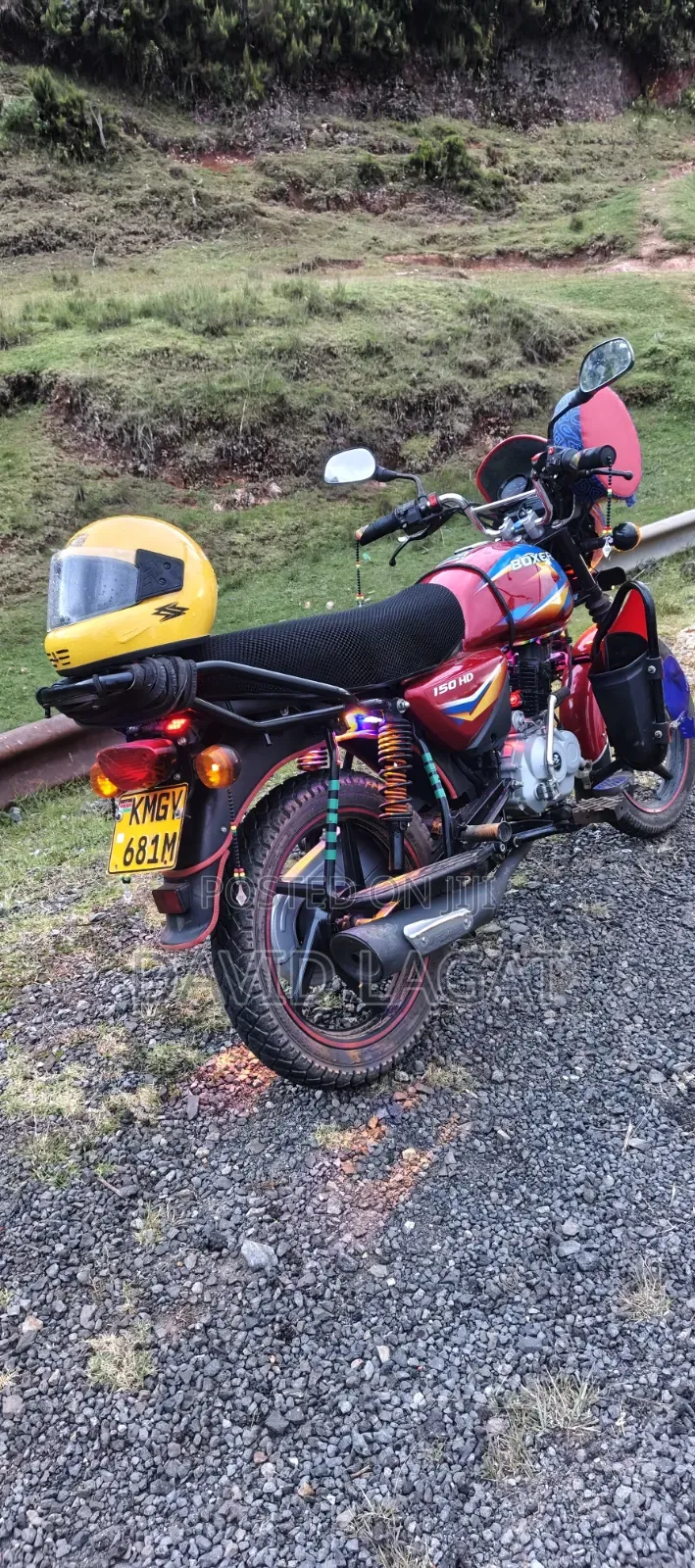 New Bajaj Boxer 150 UG 2025 Red