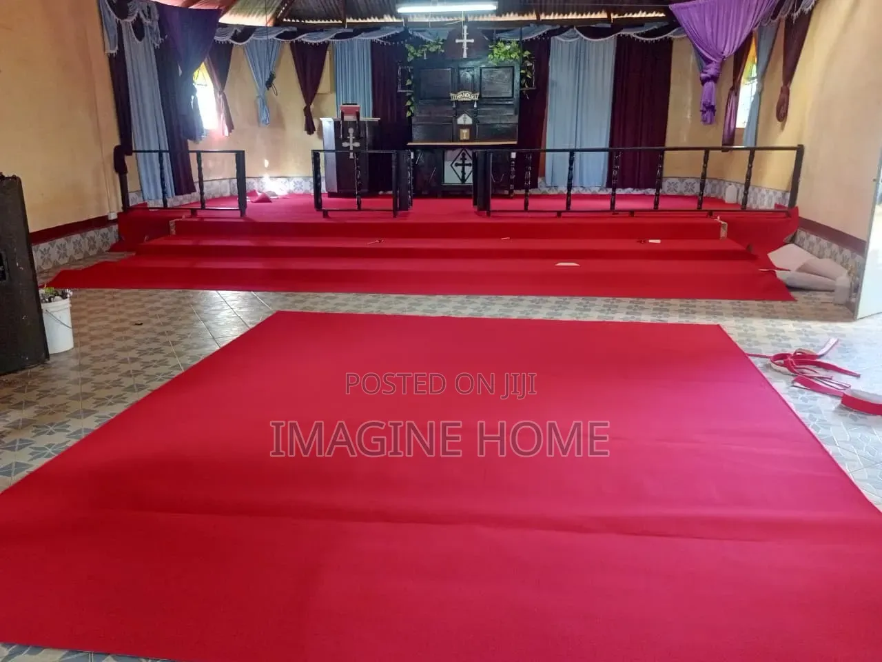 Delta Red Wall to Wall Carpet