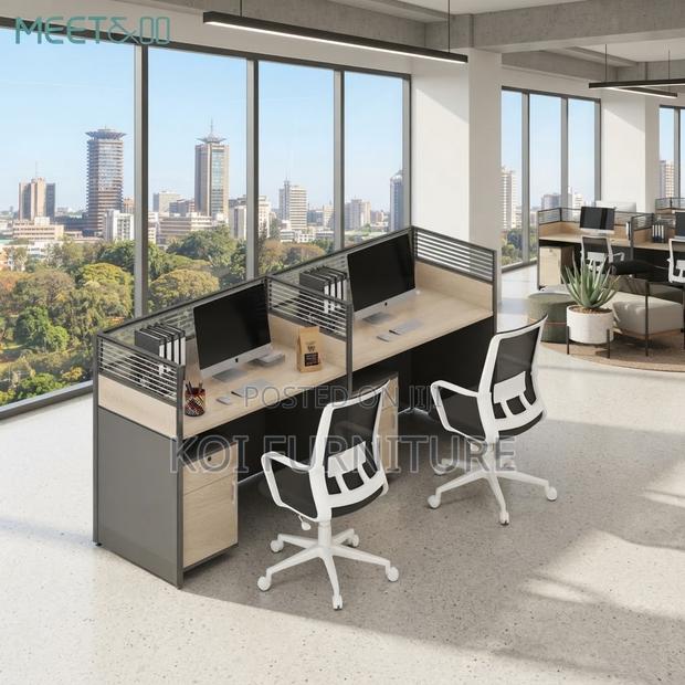 Office Workstation; Two Way Configure Straight Workstations - thumbnail 2