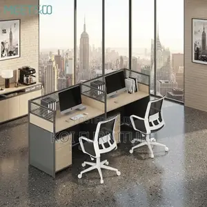 Office Workstation; Two Way Configure Straight Workstations