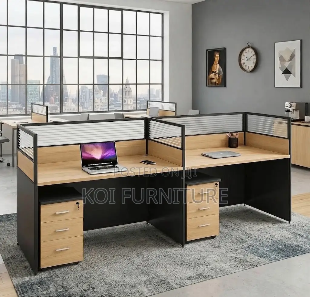 Office Workstation; Two Way Configure Straight Workstations