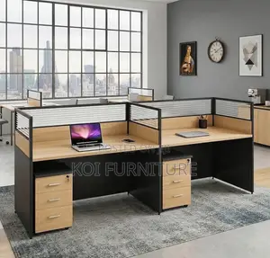 Office Workstation; Two Way Configure Straight Workstations