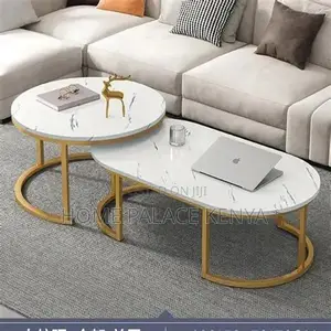 Coffee Table; Elegant Nesting Center Table Set for Modern Homes