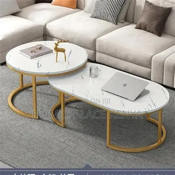 Coffee Table; Elegant Nesting Center Table Set for Modern Homes
