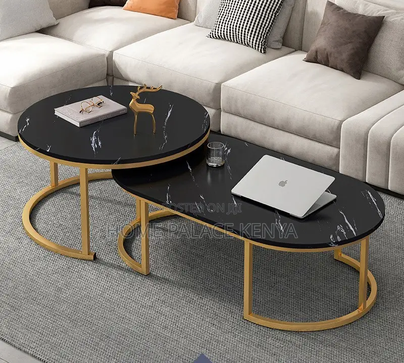 Coffee Table; Elegant Nesting Center Table Set for Modern Homes