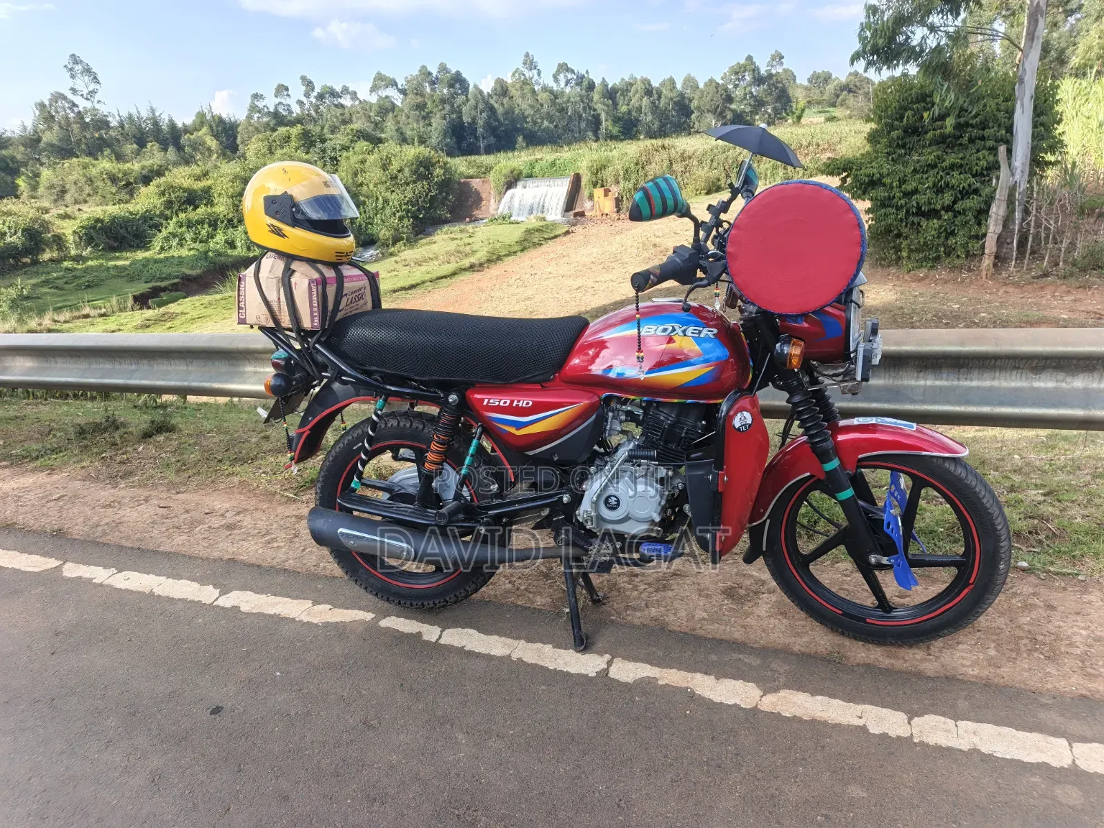 New Bajaj Boxer 150 UG 2025 Red
