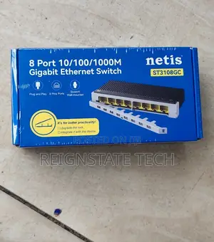 Netis ST3108GC Netis 8-Port Gigabit Ethernet Switch – High Speed LAN
