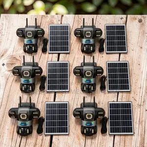 Cost Effective 20MP 4K Ultra HD 4G PTZ Triple Lens Solar Cameras