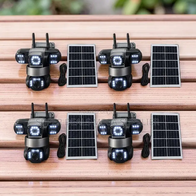 Reliable Performance 20MP 4K Ultra HD 4G PTZ Triple Lens Solar Cameras
