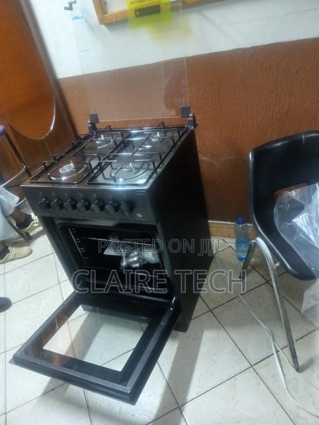 BJS 60×60 4 Gas Burner Kitchen Cooker With Electric Oven