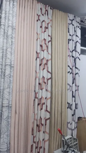 3pcs Black Out Curtains