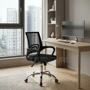 Office Chairs; Clerical Swivel Black Mesh Studies Chairs