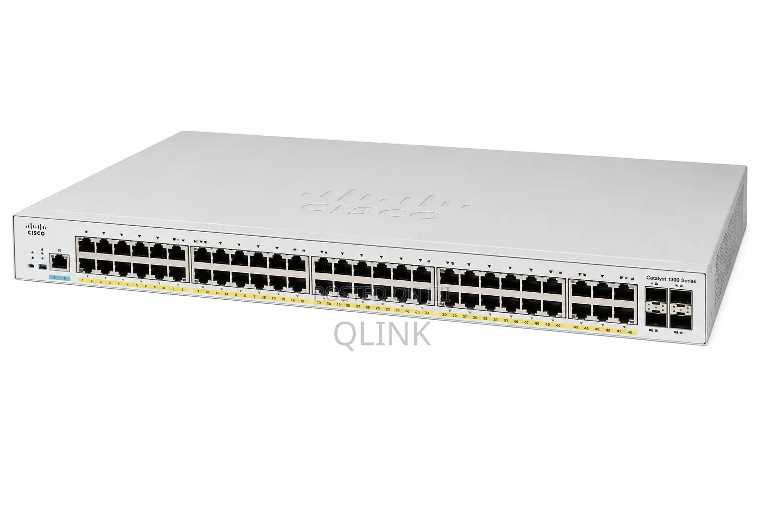 Cisco Catalyst C1300-48p-4g 48-Port Gigabit PoE+ Network Switch (370W)